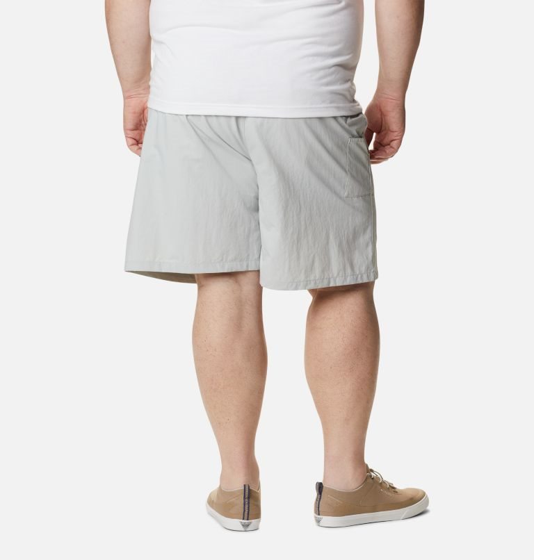 Men's Columbia PFG Backcast III Water Shorts Light Grey | Plus Size CA-E1C0A